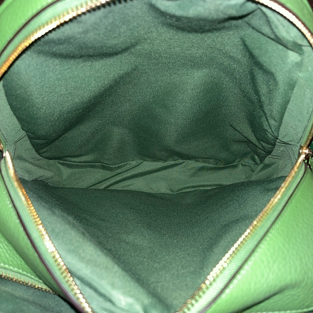 Coach Green Leather Court Backpack Model 5666 🎒 - Picture 11 of 12